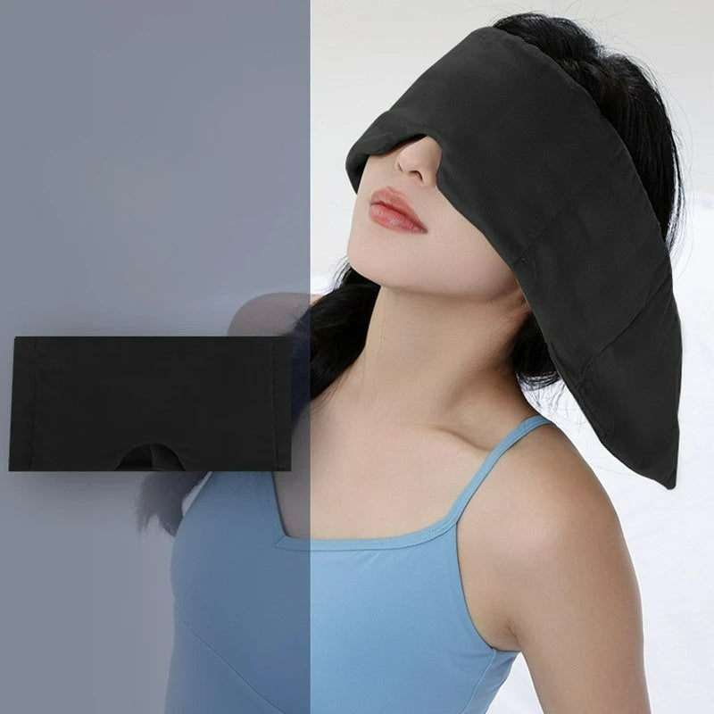 Sleepshield™ Weighted Eyemask – 100% Blackout, Strap-Free Design for Deep Sleep and Side-Sleeping Comfort